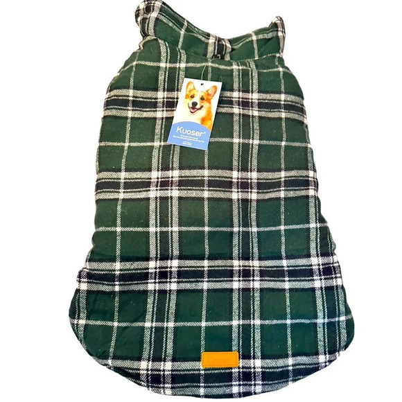 Kuoser Other - NWT Waterproof Windproof Reversible British Style Plaid Dog Vest Winter Coat